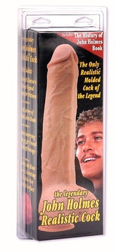 John Holmes Realistic Cock Vanilla - 10 Inch Size Vanilla Dongs Celebrity