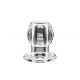 Perfect Fit Tunnel Plug Medium Clear Clear Clear Butt Plugs - Hollow