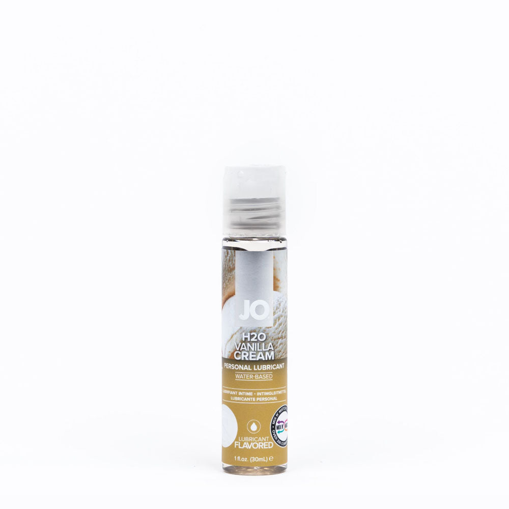 JO H2O Vanilla Cream Water Based Lube 30 mL Bottle Adult Stuff Warehouse JO H2O Vanilla Cream Water Based Lube 30 mL Bottle Adult Stuff Warehouse