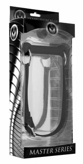 Master Series Mr. Ed Lockable Silicone Horse Bit Gag Black > Bondage Gear > Gags and Bits