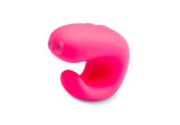 Gring Neon Rose Finger Vibrator with Remote Control Pink Finger Stimulator