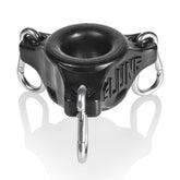 Slung Ballstretcher With Three 2 Inch Carabiners – Ballstretcher Black > Sex Toys For Men > Ball Stretchers