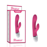 Dreamer 7 Mode Silicone Rabbit Vibrator in Pink Pink VIBRATORS-RABBIT