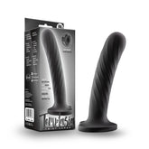 Temptasia Twist Large with Unique Swirling Texture Black > Realistic Dildos and Vibes > Neutral Dildos