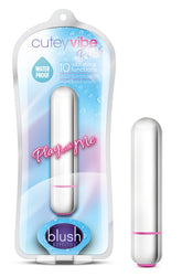 Play With Me Cutey Vibe Plus Silver Silver Vibrators
