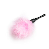 Tickler Pink Small Feather Teaser for Foreplay and Sensual Adventures Pink Whips & Paddles