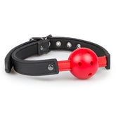 Ball Gag With Red PVC Ball Red > Bondage Gear > Gags and Bits