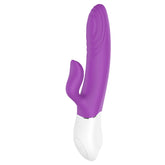 Lighter Thrusting Rabbit Vibrator Purple 8 Inch Length Purple VIBRATORS-RABBIT-MULTI