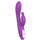 Naughty Heating Rabbit Vibrator Purple 8 Inches Long Purple VIBRATORS-RABBIT-MULTI