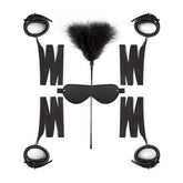Beginners Bondage Fantasy Kit for Intimate Exploration Black > Bondage Gear > Restraints