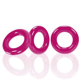 Willy Rings Hot Pink 3-Pack for Intense Pleasure Pink COCK RING Set