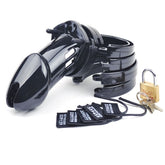 Male Chastity Kit Black CB 3000 Black Cages