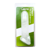 Almighty Ribbed Cocksheath 18cm for Enhanced Pleasure Clear SLEEVES