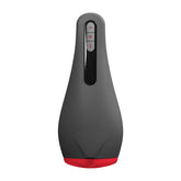 Airturn 2 (Black) – Waterproof Heating Suction Masturbator with Vibration and Warming Functions Grey Strokers - Premium