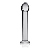 Glass Romance 1 Clear 7in Luxury Glass Dildo 7 Inches Clear DONGS Glass