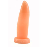 FAAK Tongue Shape Anal Plug in Flesh Color Soft PVC Material Flesh ANAL TOYS