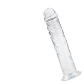 Lester 7.5" Dong Clear with Suction Base Clear > Realistic Dildos and Vibes > Realistic Dildos
