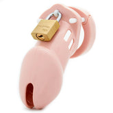 Cockcage CB-6000 Pink 3.25 Inch Chastity Cage Pink Cages