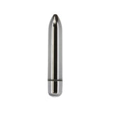 Platinum Bullet 9cm Vibrator with Incremental Speed Control Silver BULLETS