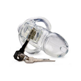 Clear Captor Chastity Cage Small Transparent Clear Small Cages