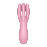 Satisfyer Threesome 3 Layon Vibrator Pink 8.5 Inches Pink STIMULATORS