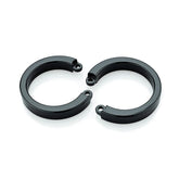 Cockcage U Ring 2 Pc L/XL Black - Large and Extra Large Black Cages