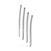 Single Ended Dilator Set Advanced 4 Pc 9mm to 12mm Silver Sounding Rods