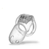Brutus Stealth Adjustable Male Chastity Cage – Durable Polycarbonate Chastity Device Clear > Bondage Gear > Male Chastity