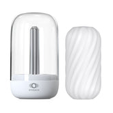 Decor 2 Masturbator Sleeve with UV Sterilization and Heating Unit Clear Strokers - Auto