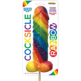 Rainbow Cocksicle – Multi-Fruit Flavored Pecker Shaped Lollipop Default Title > Novelties > Candy & Edible Items