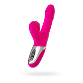 JOS To-Frolly Thrusting and Sucking Vibrator 2cm Stretch Pink VIBRATORS-RABBIT-MULTI