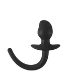 Woof Hyper Soft Silicone Puppy Tail Plug for Playful Role-Playing Adventures Black > Anal Range > Tail Butt Plugs