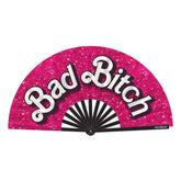 Bad Bitch Oversized Folding Fan Pink > Clothes > Accessories