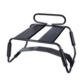 Adjustable Sex Chair with Handle and Dildo Arch Bridge – Height Adjustable Seat Black > Sex Toys > Sex Furniture