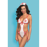 Sweet Sin Pink Halter Dress – Playful Mini Bodycon Dress White One Size > Clothes > Dresses and Chemises