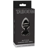 Taboom Butt Plug With Diamond Jewel Small – Lightweight Aluminium Butt Plug > Anal Range > Jewel Butt Plugs