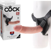 Strap On Harness With 9" Cock (Flesh) One Size > Dildos > Strap On Harnesses