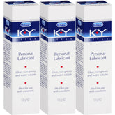 K-Y Personal Lubricant 3-Pack – Moisturizing Intimate Gel > Lube > Water Based
