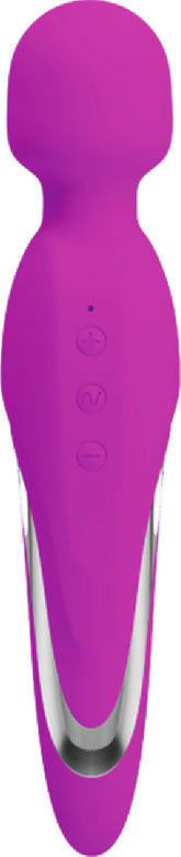 Shazza Body Wand (Purple) – Rechargeable Silicone Vibrator with 7 Vibration Functions and 5 Speed Levels > Sex Toys > Massage Wands