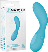 Rechargeable Finger Vibrator – Soft Flexible One-Handed Operation Vibrator Blue > Vibrators > Finger Vibrators