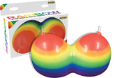 Rainbow Jumbow Boobie Candle – Decorative Candle > Candles > Novelty