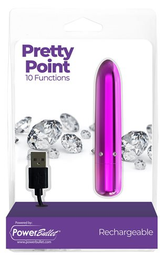 Pretty Point 4in Power Bullet Purple Vibrator for Pleasure Purple BULLETS