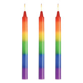 Master Series Pride Rainbow Drip Candles Set of 3 > Candles > Drip