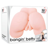 Adam & Eve Bangin' Betty 22cm Dual Opening Stroker Flesh Assturbators