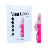 Adam & Eve Eve's First Thruster 9.75 Inch Vibrator Pink VIBRATORS-RABBIT