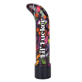 Naughty Bits Lil' Fucker Mini G-Spot Vibrator 4.25 Inch Waterproof with Floral Design BULLETS