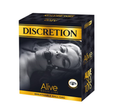 Alive Discretion Black Breathable Ball Gag 64 cm Length, 4.5 cm Diameter, Waterproof IPX8 Gags