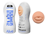 Alive Oral Maxi Flex Flesh Masturbator Size L Strokers - Manual