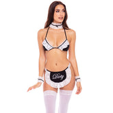 At Your Service Maid 6 Piece Black and White Costume Set Costumes