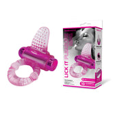 Bodywand Rechargeable Lick It Pleasure Ring – USB Rechargeable Vibrating Cock Ring Pink Cock Rings Vibrating